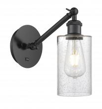 Innovations Lighting 317-1W-BK-G804 - Clymer - 1 Light - 4 inch - Matte Black - Sconce