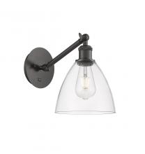 Innovations Lighting 317-1W-OB-GBD-752 - Bristol - 1 Light - 8 inch - Oil Rubbed Bronze - Sconce