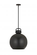 Innovations Lighting 410-1SL-BK-M410-16BK - Newton Sphere - 1 Light - 16 inch - Matte Black - Pendant