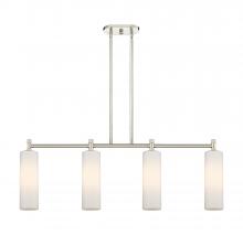 Innovations Lighting 434-4I-PN-G434-12WH - Crown Point - 4 Light - 44 inch - Polished Nickel - Island Light