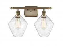 Innovations Lighting 516-2W-AB-G654-8 - Cindyrella - 2 Light - 18 inch - Antique Brass - Bath Vanity Light