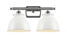 Innovations Lighting 516-2W-PC-M14-W-LED - Adirondack - 2 Light - 18 inch - Polished Chrome - Bath Vanity Light