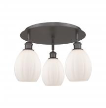 Innovations Lighting 516-3C-OB-G81 - Eaton - 3 Light - 17 inch - Oil Rubbed Bronze - Flush Mount