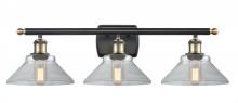 Innovations Lighting 516-3W-BAB-G132-LED - Orwell - 3 Light - 28 inch - Black Antique Brass - Bath Vanity Light