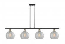 Innovations Lighting 516-4I-BAB-G125 - Athens - 4 Light - 48 inch - Black Antique Brass - Cord hung - Island Light