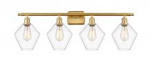 Innovations Lighting 516-4W-SG-G652-8 - Cindyrella - 4 Light - 38 inch - Satin Gold - Bath Vanity Light