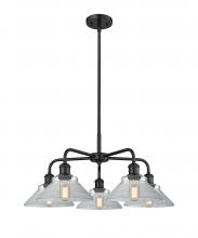 Innovations Lighting 516-5CR-BK-G132 - Orwell - 5 Light - 26 inch - Matte Black - Chandelier