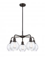 Innovations Lighting 516-5CR-OB-G362 - Waverly - 5 Light - 24 inch - Oil Rubbed Bronze - Chandelier