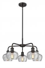 Innovations Lighting 516-5CR-OB-G92 - Fenton - 5 Light - 25 inch - Oil Rubbed Bronze - Chandelier