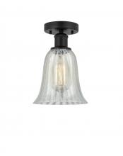 Innovations Lighting 616-1F-BK-G2811 - Hanover - 1 Light - 6 inch - Matte Black - Semi-Flush Mount