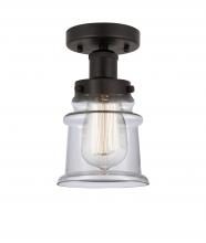 Innovations Lighting 616-1F-OB-G182S - Canton - 1 Light - 5 inch - Oil Rubbed Bronze - Semi-Flush Mount