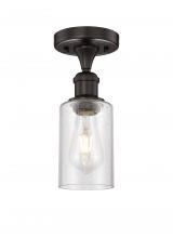 Innovations Lighting 616-1F-OB-G804 - Clymer - 1 Light - 4 inch - Oil Rubbed Bronze - Semi-Flush Mount