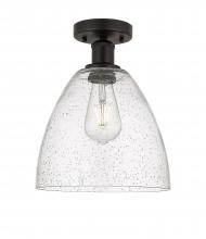 Innovations Lighting 616-1F-OB-GBD-94 - Bristol - 1 Light - 9 inch - Oil Rubbed Bronze - Semi-Flush Mount