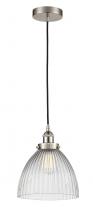 Innovations Lighting 616-1PH-SN-G222 - Seneca Falls - 1 Light - 10 inch - Brushed Satin Nickel - Cord hung - Mini Pendant