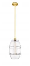 Innovations Lighting 616-1S-SG-G557-10CL - Vaz - 1 Light - 10 inch - Satin Gold - Cord hung - Mini Pendant