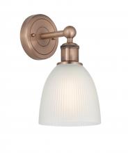 Innovations Lighting 616-1W-AC-G381 - Castile - 1 Light - 6 inch - Antique Copper - Sconce