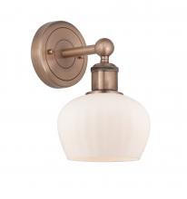 Innovations Lighting 616-1W-AC-G91 - Fenton - 1 Light - 7 inch - Antique Copper - Sconce