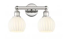 Innovations Lighting 616-2W-PN-G1217-6WV - White Venetian - 2 Light - 15 inch - Polished Nickel - Bath Vanity Light