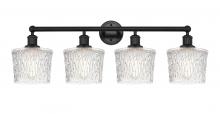 Innovations Lighting 616-4W-BK-G402 - Niagara - 4 Light - 34 inch - Matte Black - Bath Vanity Light