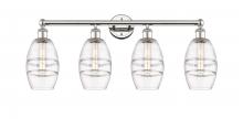 Innovations Lighting 616-4W-PN-G557-6CL - Vaz - 4 Light - 33 inch - Polished Nickel - Bath Vanity Light