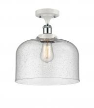 Innovations Lighting 916-1C-WPC-G74-L - Bell - 1 Light - 12 inch - White Polished Chrome - Semi-Flush Mount