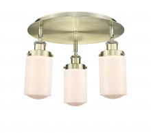 Innovations Lighting 916-3C-AB-G311 - Dover - 3 Light - 16 inch - Antique Brass - Flush Mount