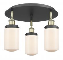 Innovations Lighting 916-3C-BAB-G311 - Dover - 3 Light - 16 inch - Black Antique Brass - Flush Mount