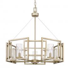 Golden 6068-5 WG - Marco 5 Light Chandelier