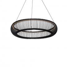 Modern Forms US Online PD-80528-40-BK - Lute Chandelier Light