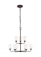 Generation Lighting 3115209EN3-710 - Nine Light Chandelier