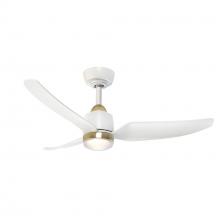 Kuzco Lighting Inc CF72942-BG/WH-5CCT - Hugo 42-in (CCT) Ceiling Fan