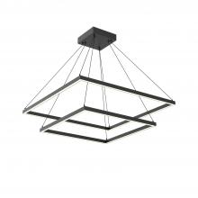 Kuzco Lighting Inc CH88232-BK-UNV-010 - Piazza 32-in Black LED Chandeliers