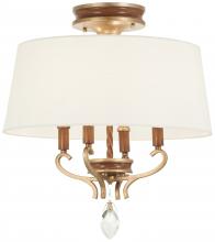 Minka Metropolitan N6552-690 - Magnolia Manor - 4 Light Semi Flush