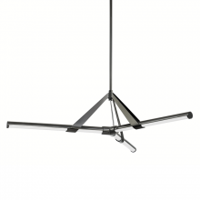 Hudson Valley 3046-BLNK - 3 LIGHT CHANDELIER