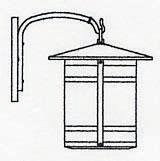 Arroyo Craftsman BB-11LCR-P - 11" berkeley long body wall mount