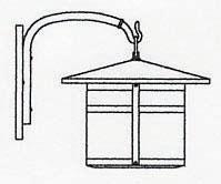 Arroyo Craftsman BB-14M-RC - 14" berkeley wall mount