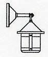 Arroyo Craftsman BB-6SCR-RB - 6" berkeley short body wall mount