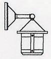 Arroyo Craftsman BB-6SWGW-RC - 6" berkeley short body wall mount - wet rated