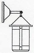 Arroyo Craftsman BB-8RM-VP - 8" berkeley wall mount