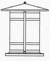 Arroyo Craftsman BC-17LCS-P - 17" berkeley long body column mount