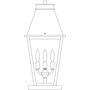 Arroyo Craftsman CRC-10CLR-BZ - 10" croydon column mount