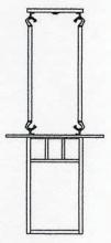 Arroyo Craftsman HCM-14DTRM-RC - 14" huntington hanging pendant with double t-bar overlay