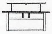 Arroyo Craftsman HCM-15EM-RB - 15" huntington ceiling mount without overlay (empty)