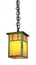 Arroyo Craftsman HH-4LECS-BZ - 4" huntington one light pendant without overlay (empty)