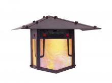 Arroyo Craftsman PDW-12GRC-RB - 12" pagoda flush wall mount