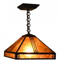 Arroyo Craftsman PH-12F-AB - 12" prairie pendant