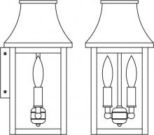 Arroyo Craftsman PRW-7CS-MB - 7" Providence flush wall mount