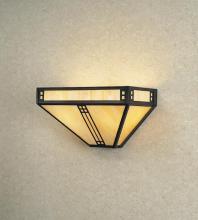 Arroyo Craftsman PS-12TN-BK - 12" prairie sconce