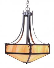 Arroyo Craftsman SGCH-20CR-P - 20" saint george inverted chandelier