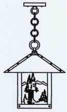 Arroyo Craftsman TRH-12MNCS-RC - 12" timber ridge pendant with mountain filigree